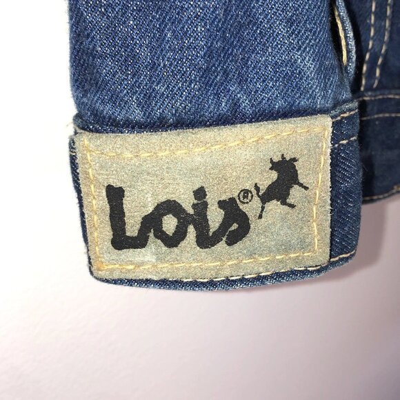 Vintage LOIS Jean Denim Jacket Medium Made in Spain - Picture 3 of 4